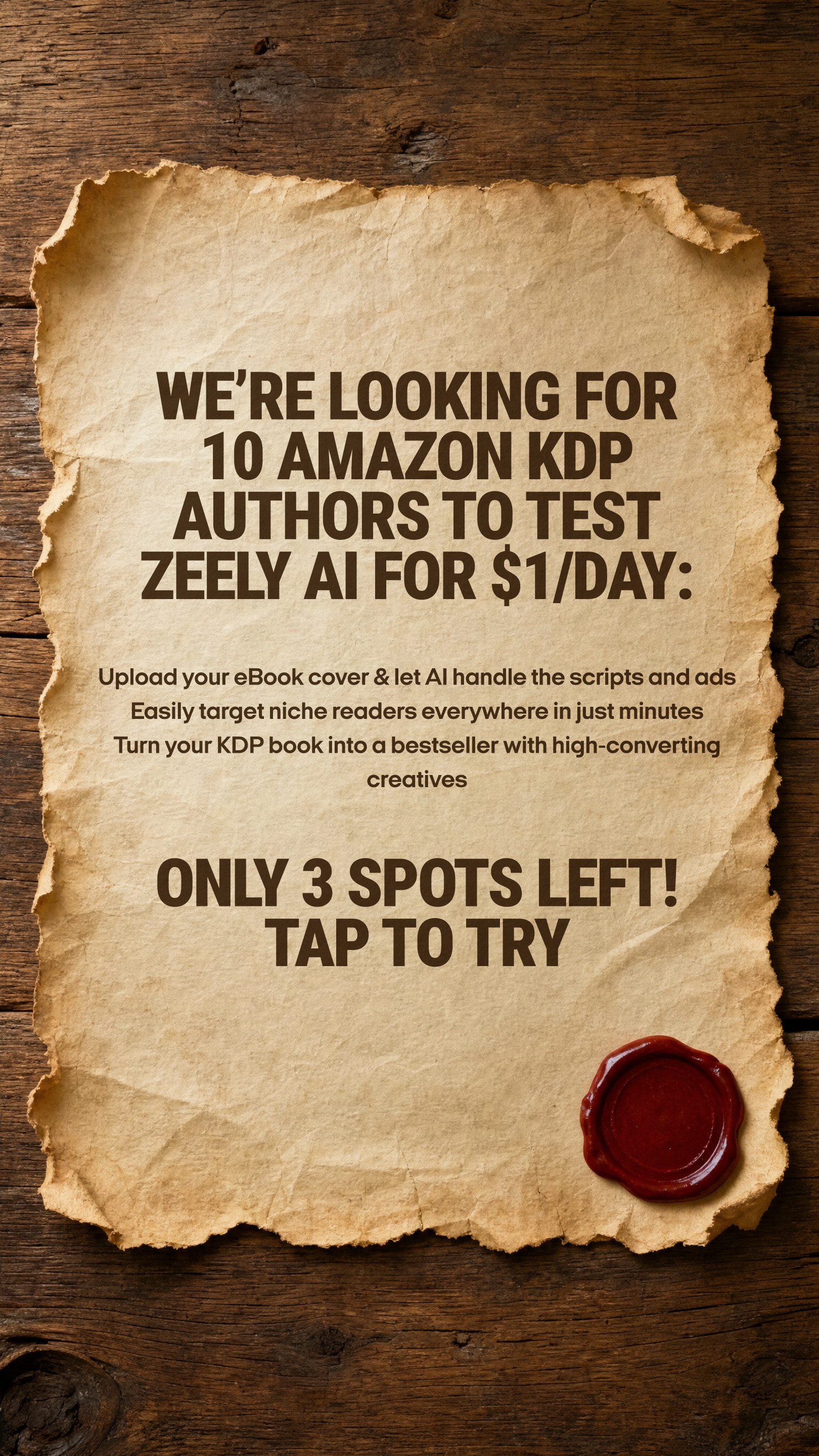 Zeely: AI Ads Studio Facebook ad: Create top-selling ads with AI. Unlock 70% off