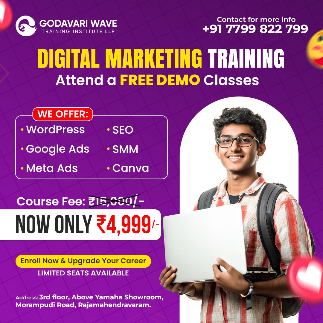Godavari Wave Training Institute  Facebook ad