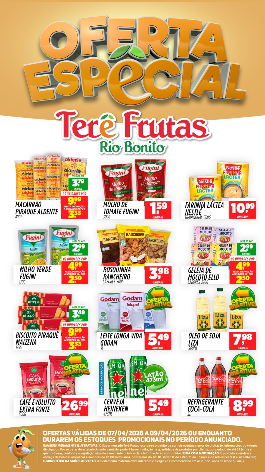 Terê Frutas Rio Bonito Facebook ad from Apr 7, 2026