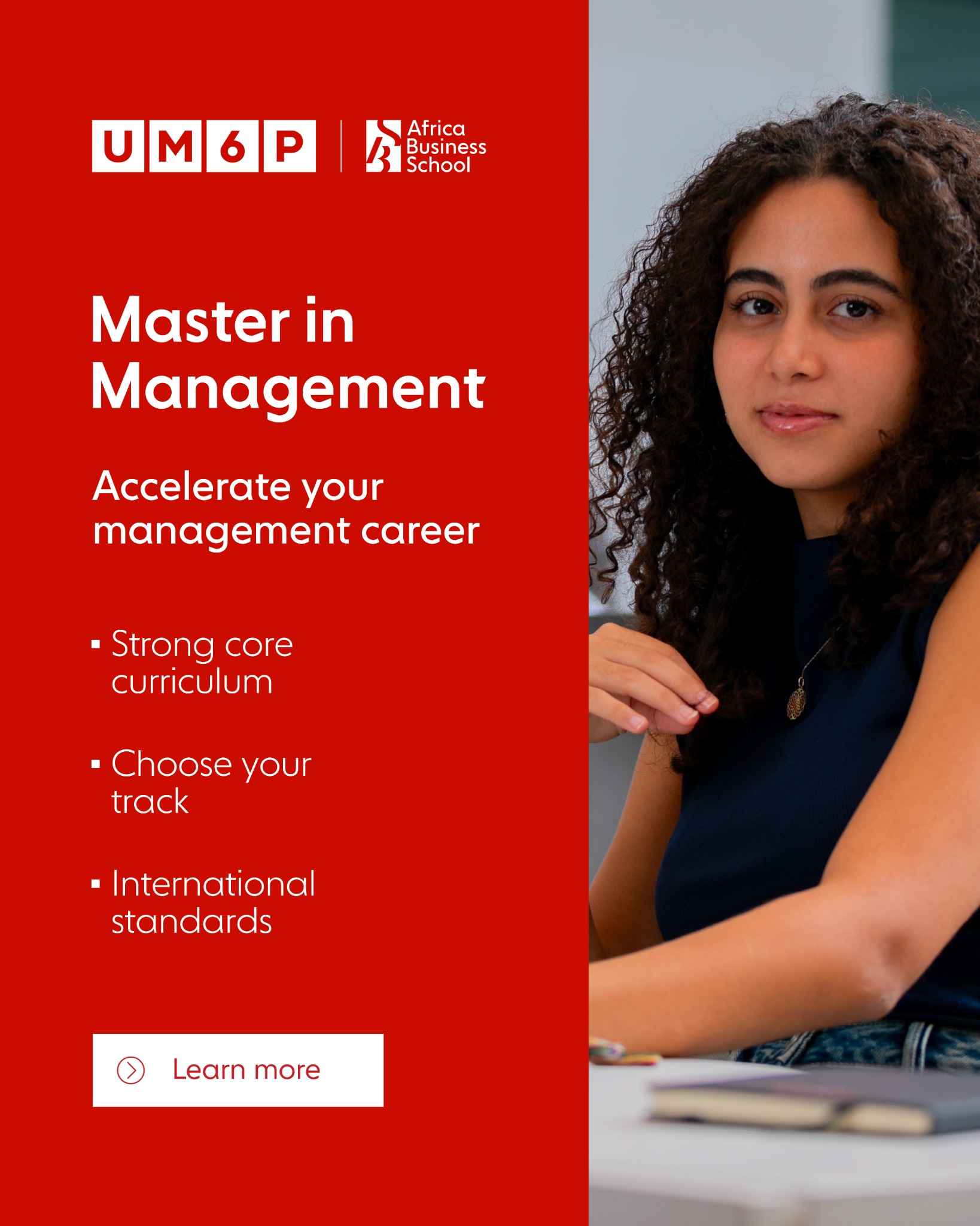 Africa Business School Facebook ad