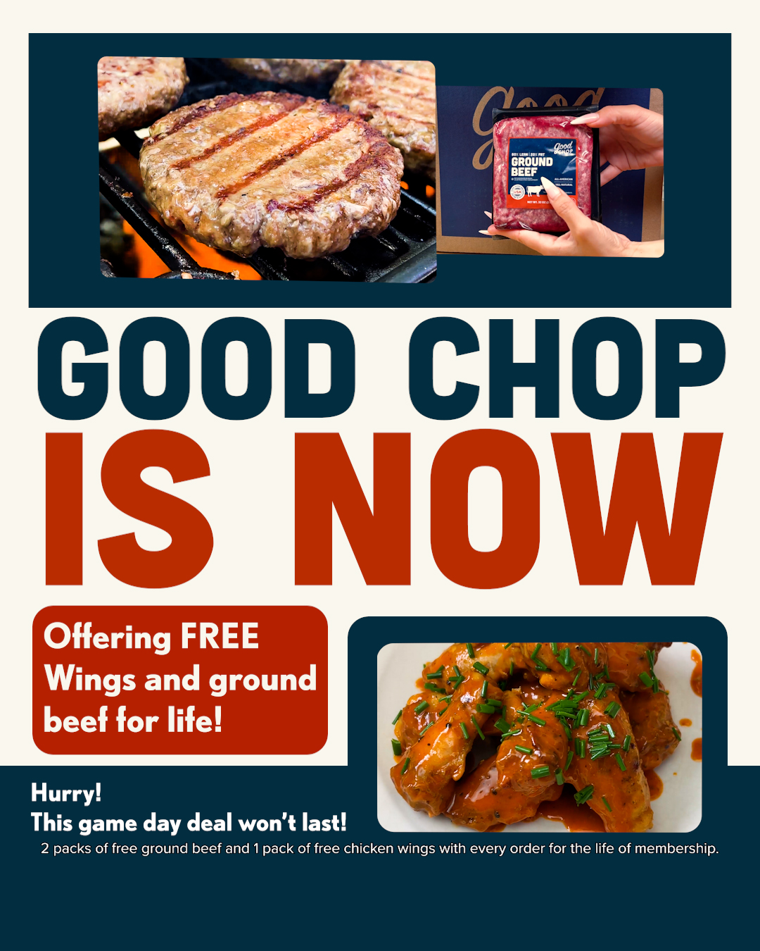 GoodChop Facebook ad