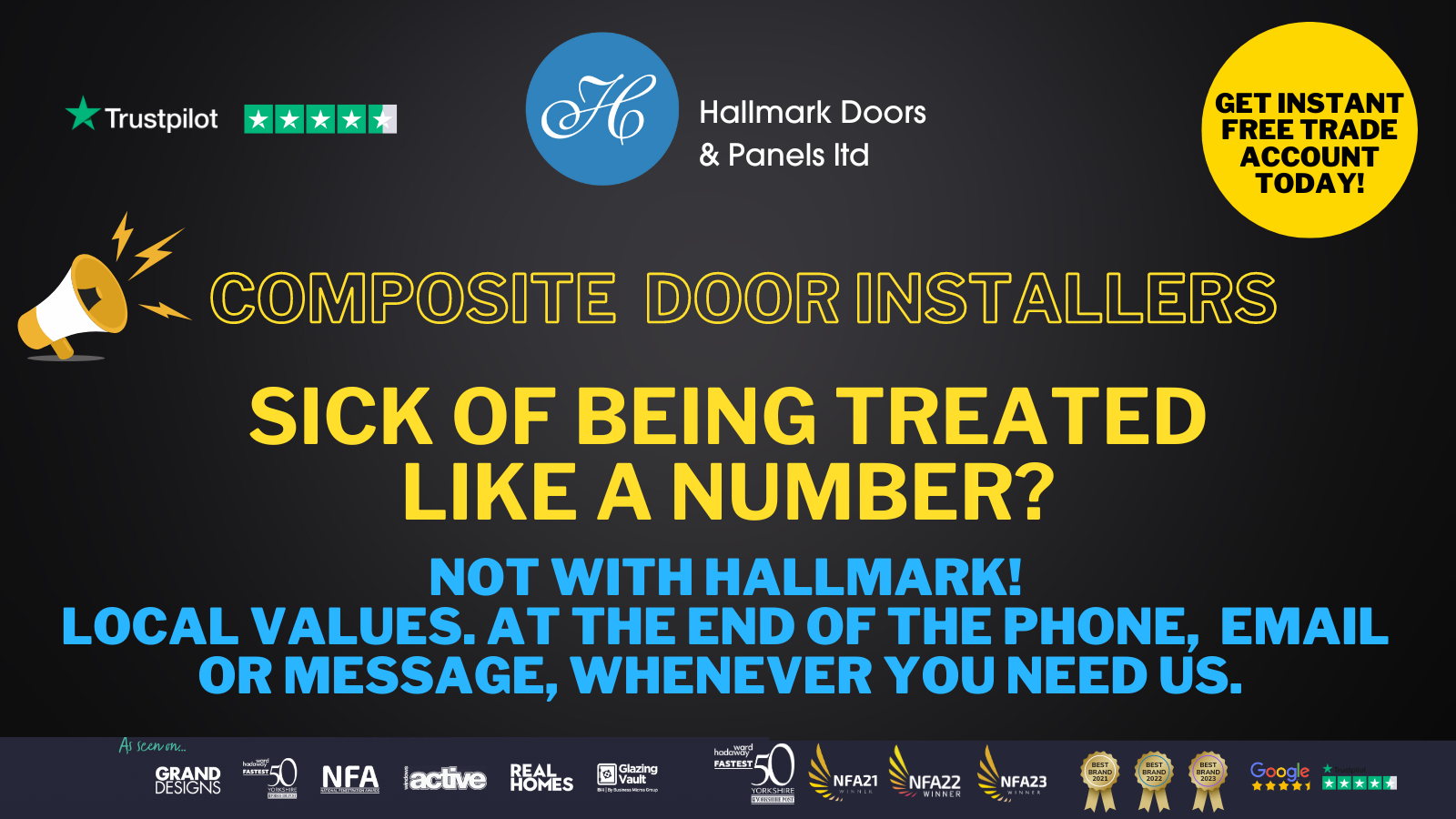 Hallmark Doors & Panels Facebook ad