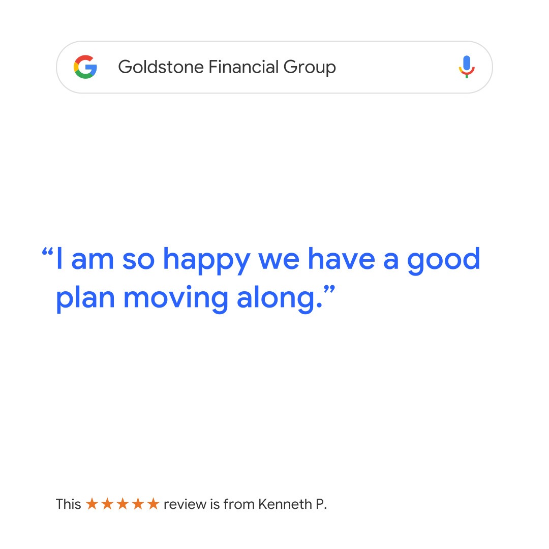 Goldstone Financial Group Facebook ad: Read More Reviews!