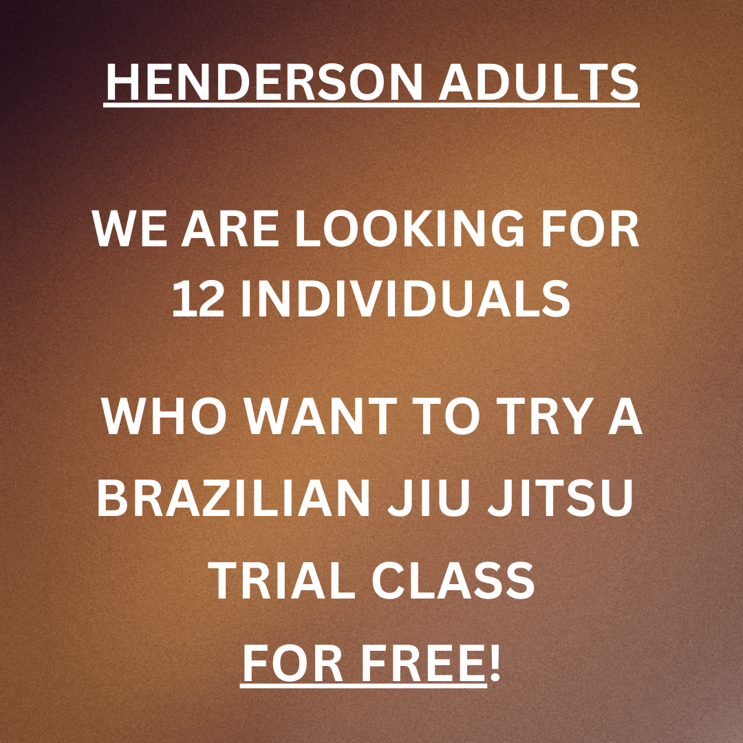 Gracie Humaita Henderson Facebook ad: FREE BJJ Class for ADULTS
