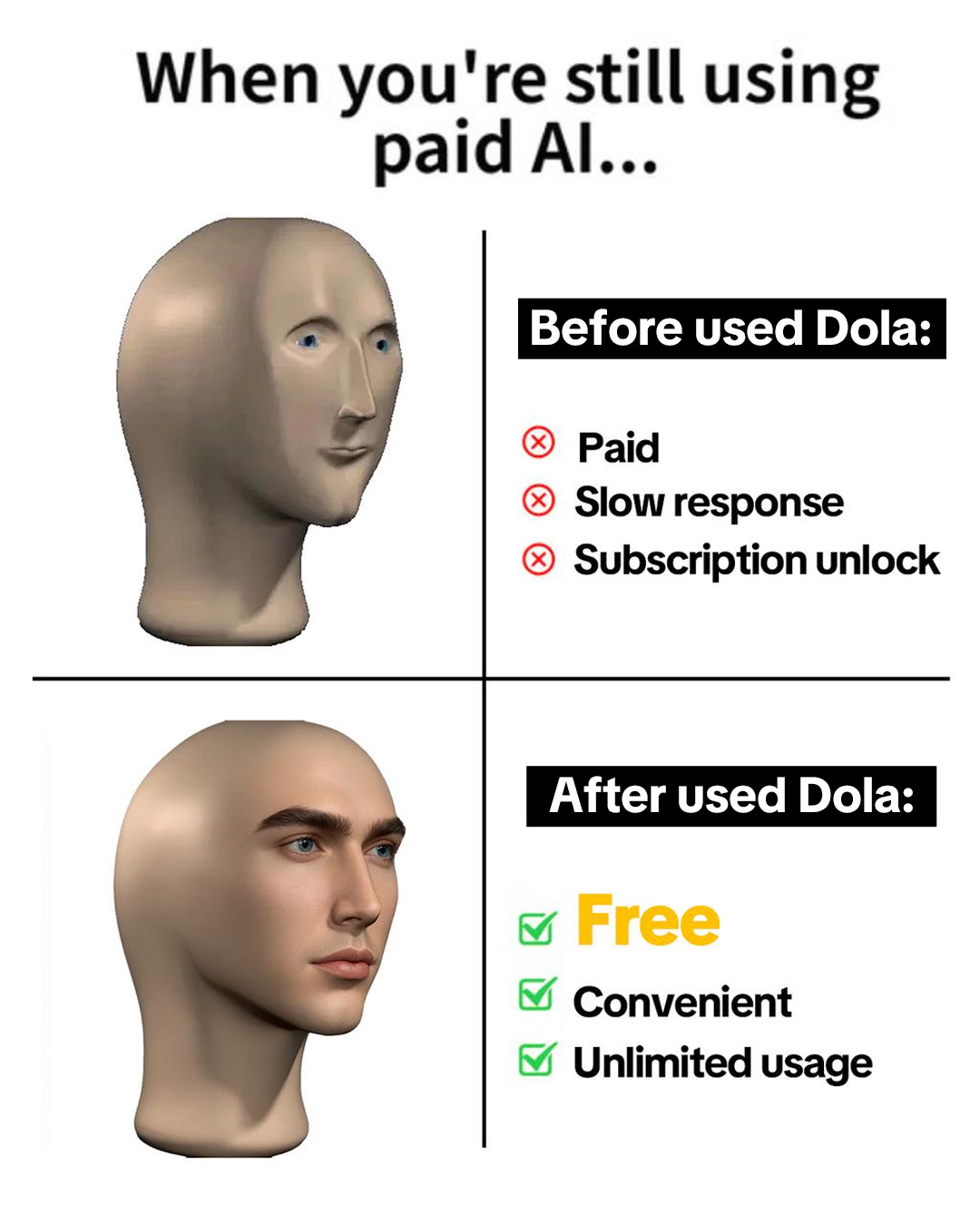 Dola: Smart AI Assistant Facebook ad