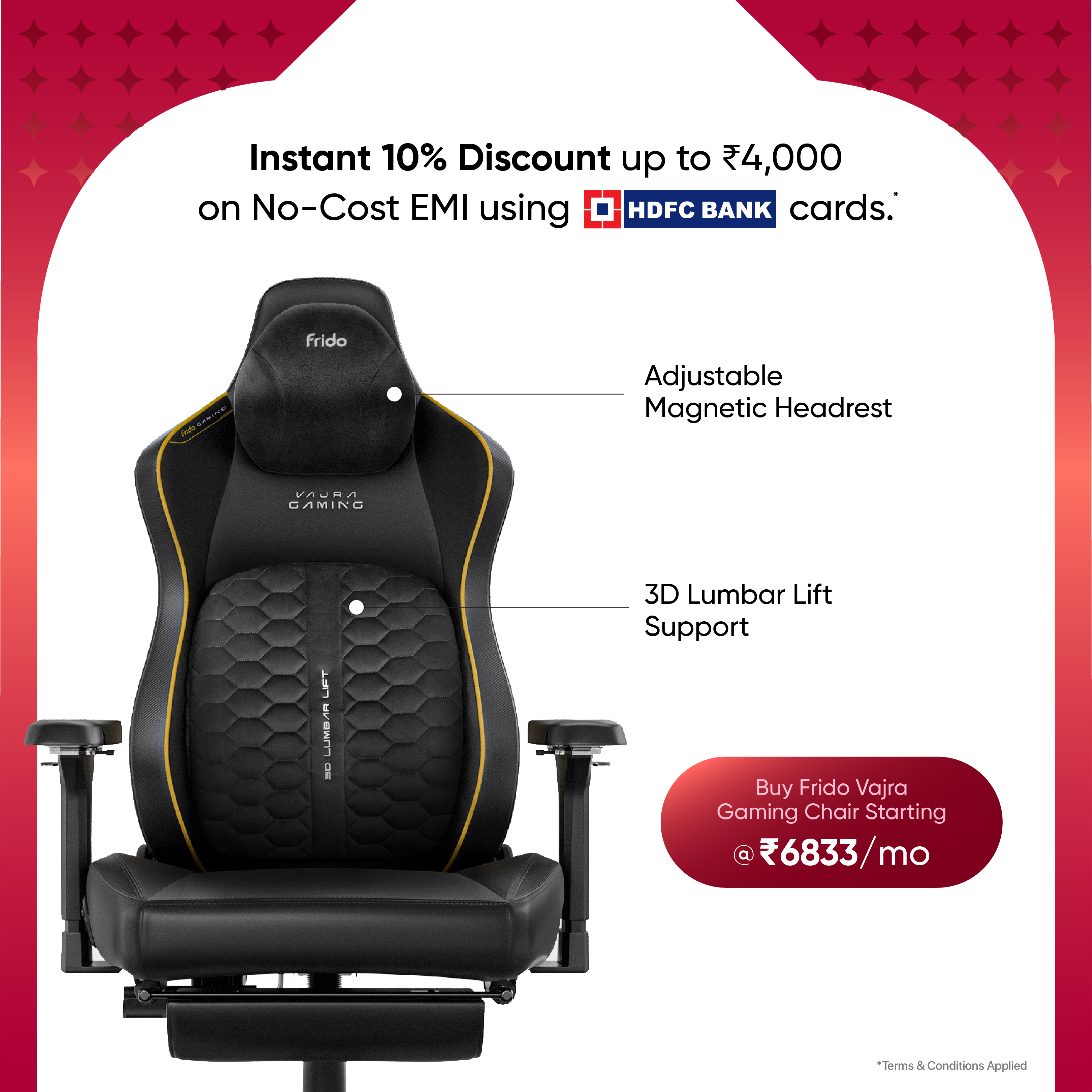 Frido Facebook ad: Get 10% Instant Discount Up To ₹4,000 | Grand Diwali Sale
