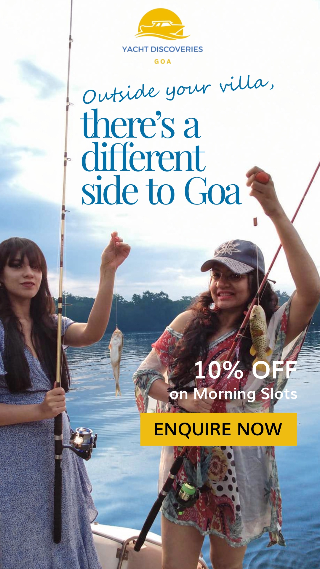 Yacht Discoveries Goa Facebook ad