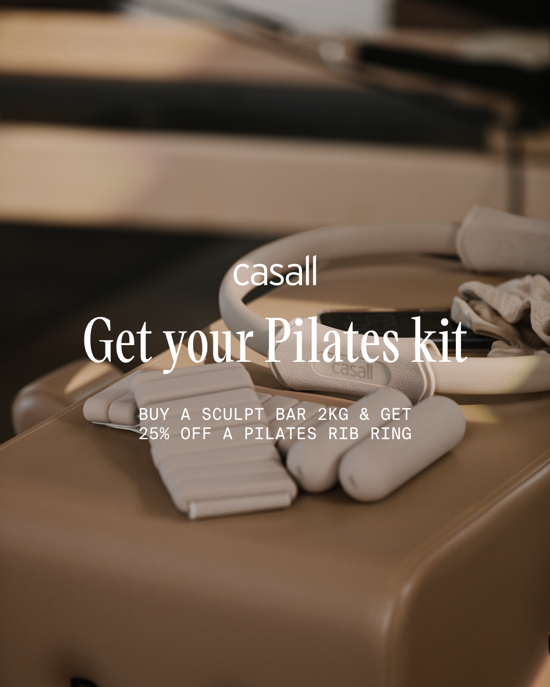 Casall Facebook ad: Complete Your Pilates Practice