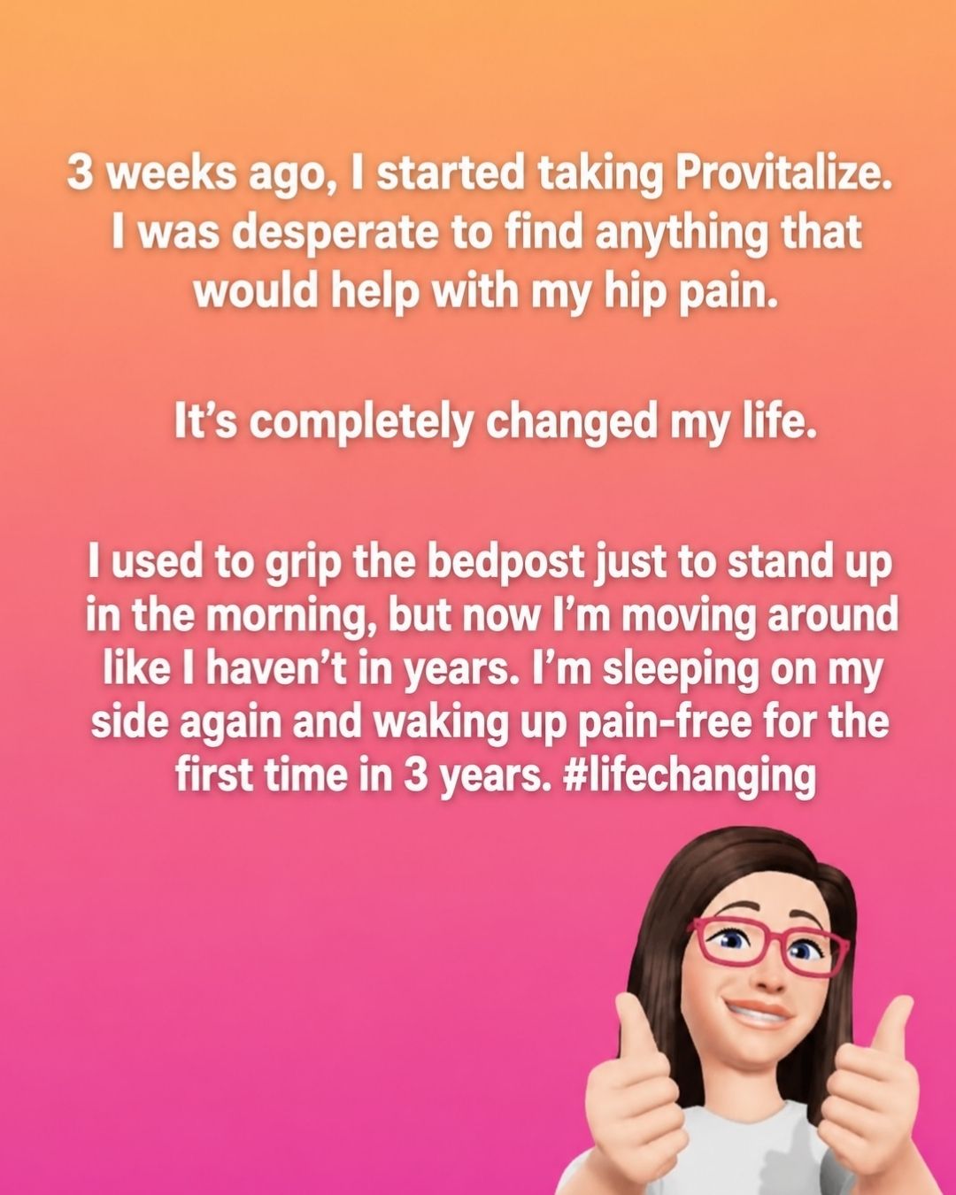 Provitalize Probiotics by BB Company Facebook ad
