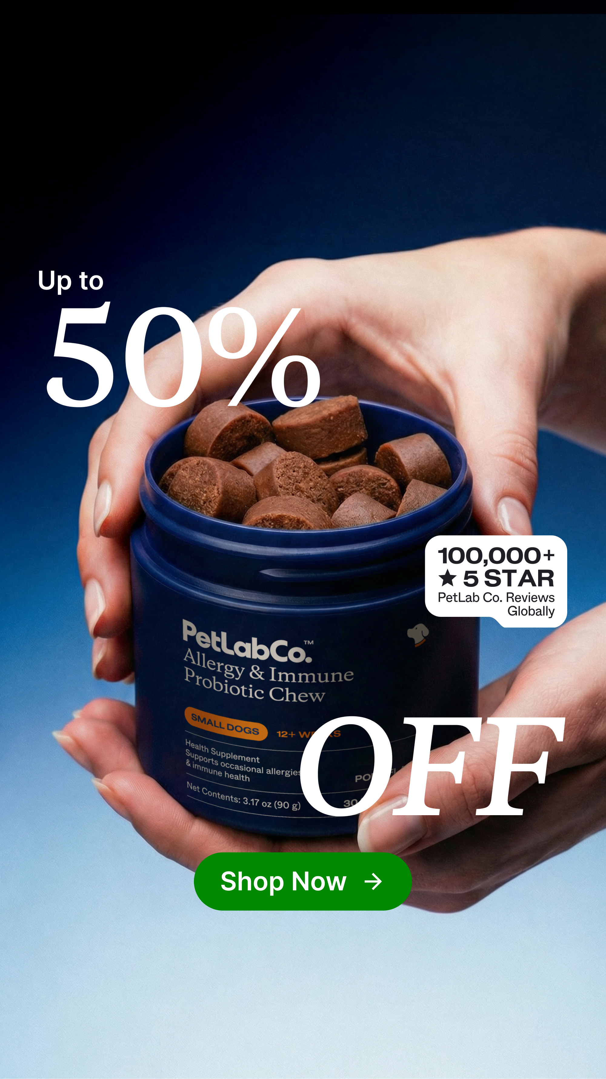 PetLab Co. Facebook ad