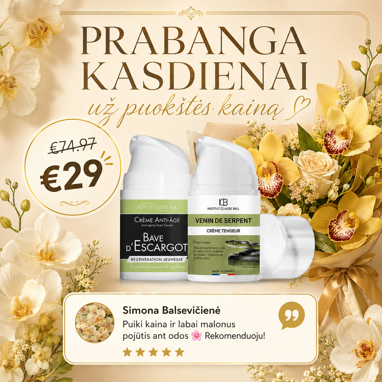 Harmony Plus Lietuva Facebook ad: Tinka visiems odos tipams!