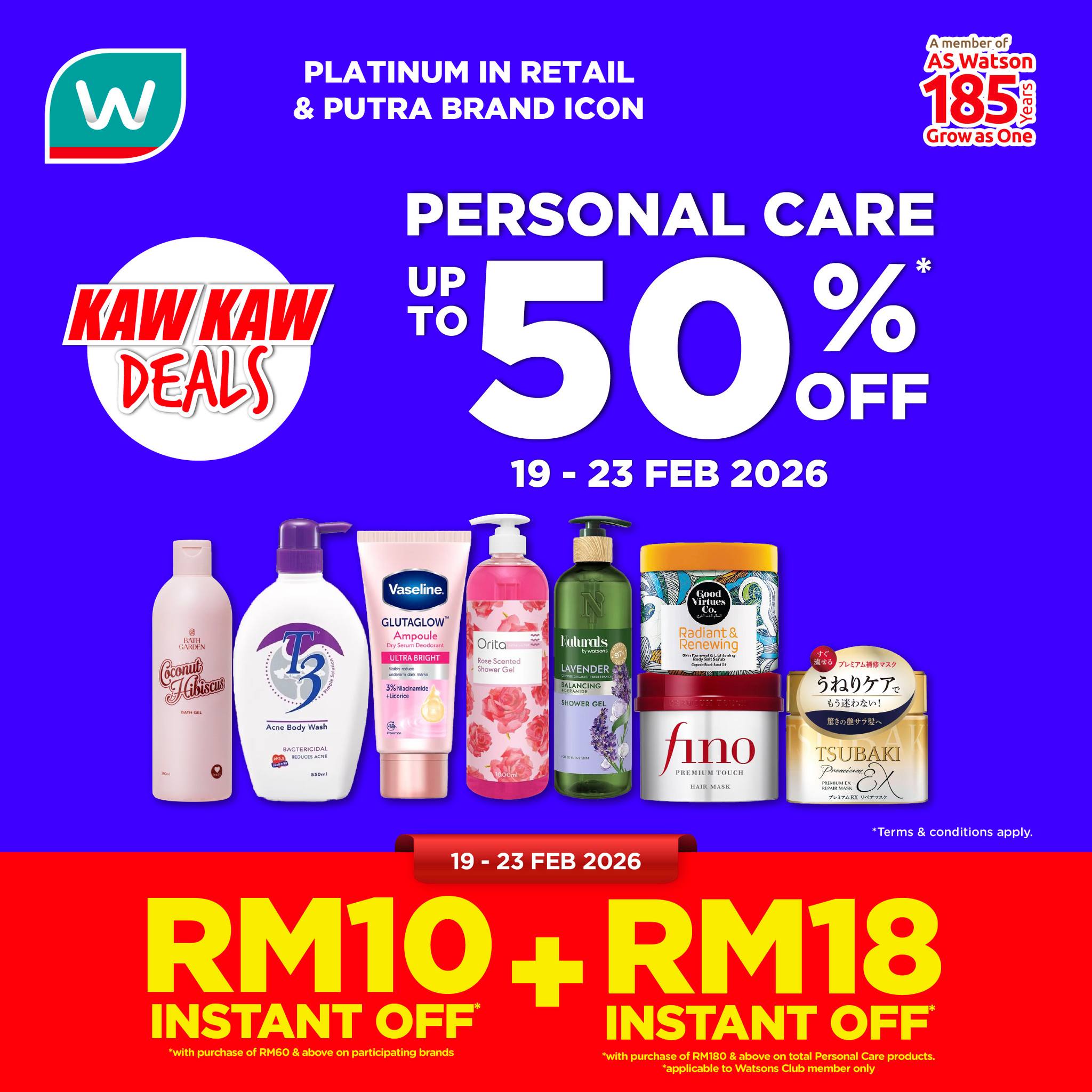 Watsons Facebook ad