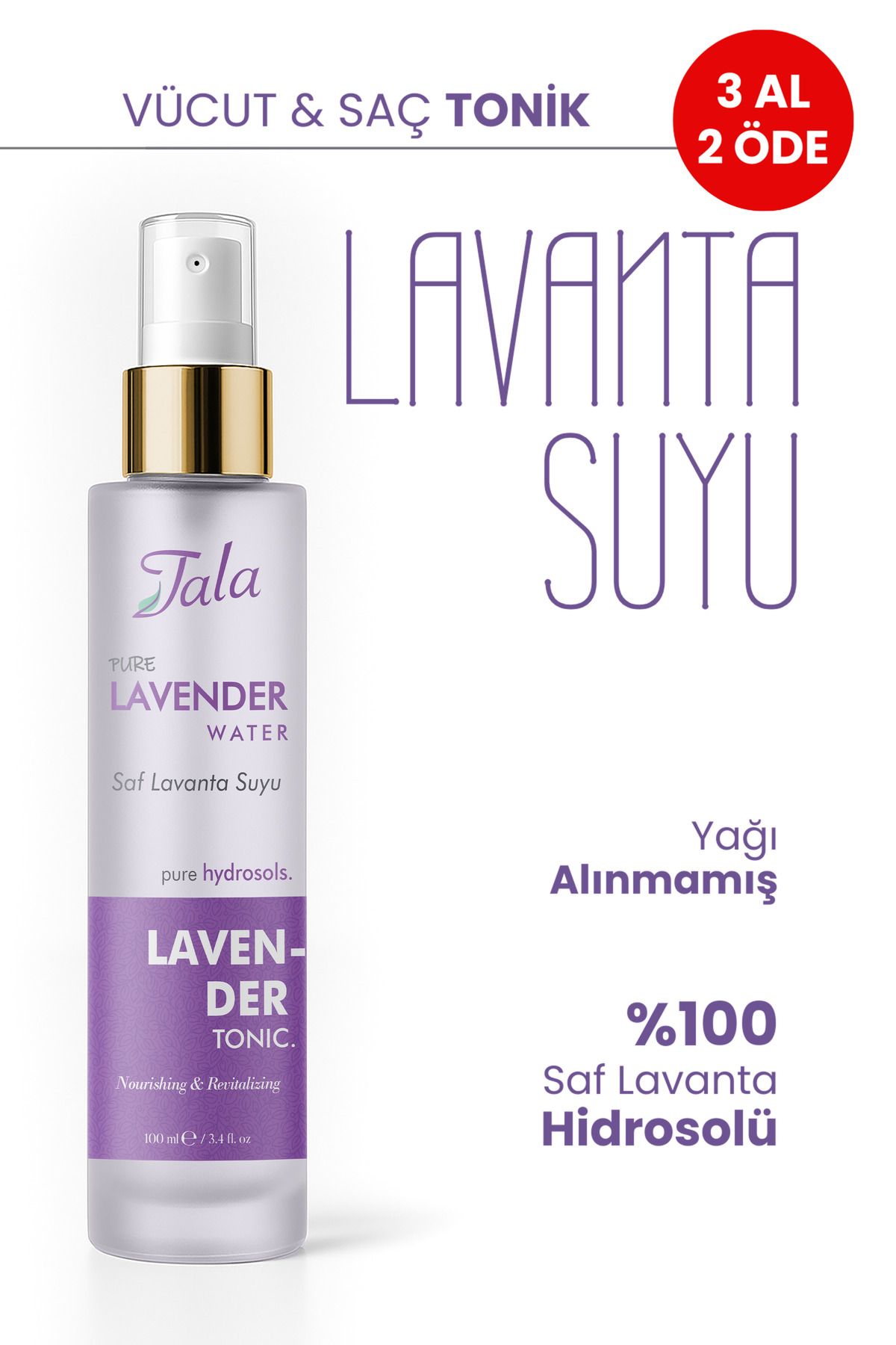 Tala Kozmetik Facebook ad: %100 Saf ve Doğal hidrosoller ile cildine tazelik…