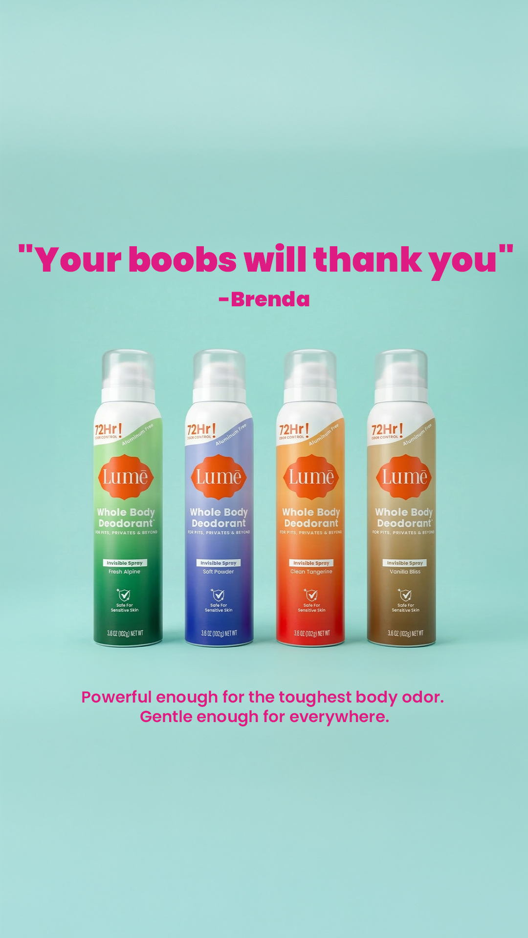 Lume Deodorant Facebook ad