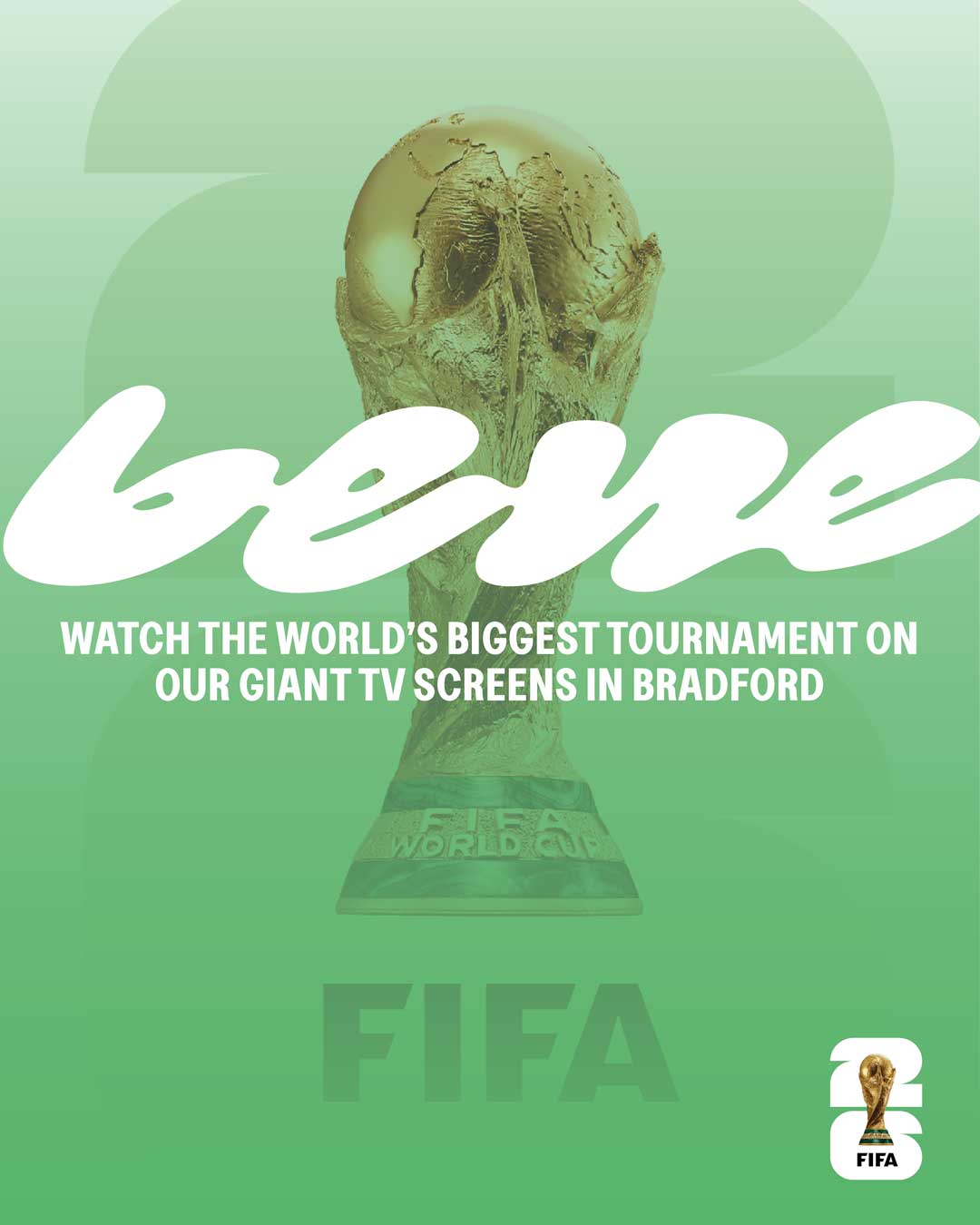 Bene Leisure Facebook ad: Watch the World Cup Live in Bradford