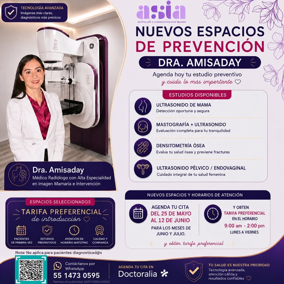 Asia Detección y Diagnóstico por Imagen Facebook ad