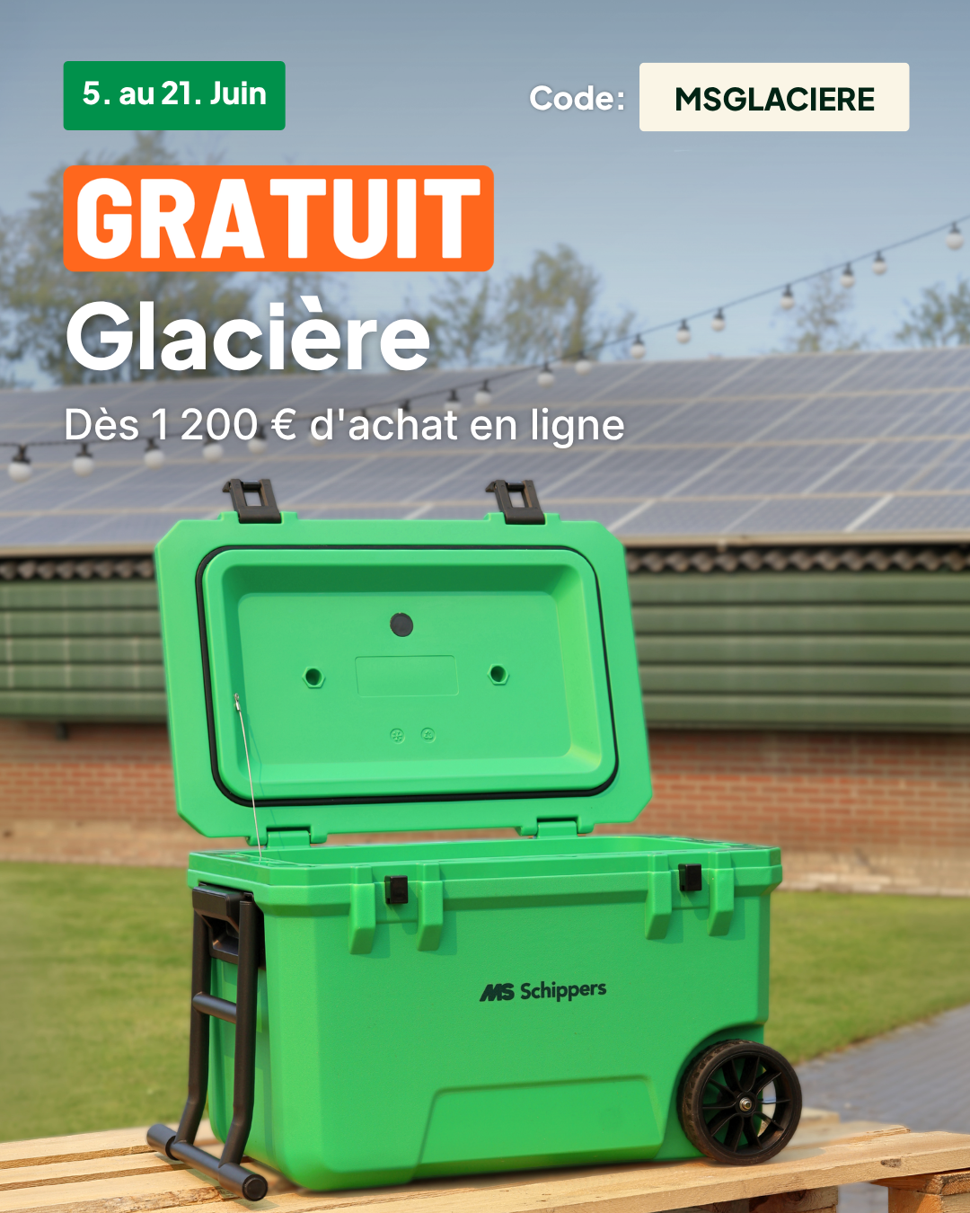 MS Schippers France Facebook ad: Votre partenaire en hygiène et performance d'élevage