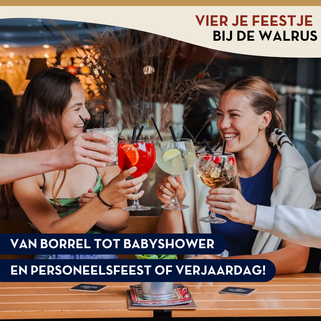 De Walrus Sneek Facebook ad: Vier jouw feest bij De Walrus!