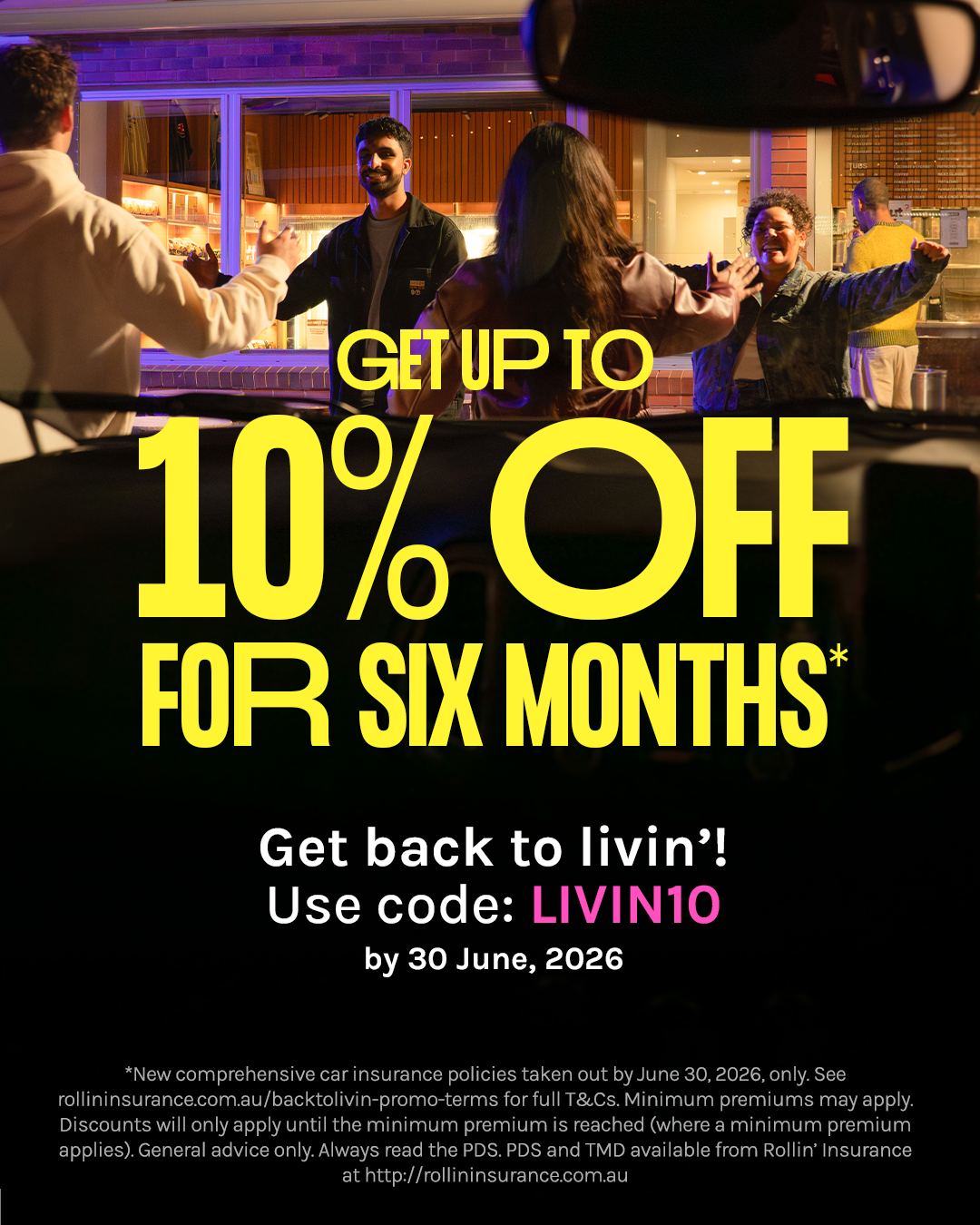 ROLLiN Insurance Facebook ad from May 31, 2026