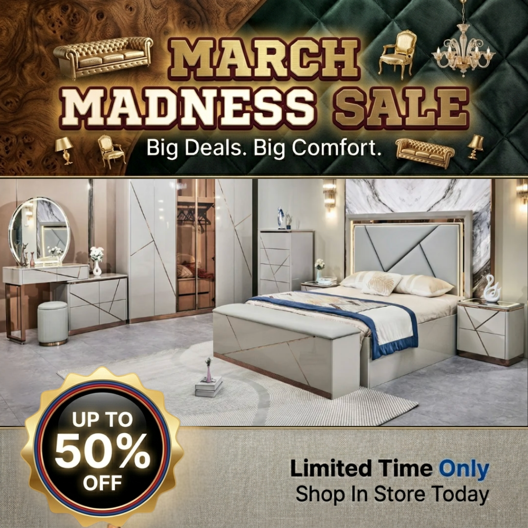 Calgary Furniture Emporium Facebook ad: Up to 50% off