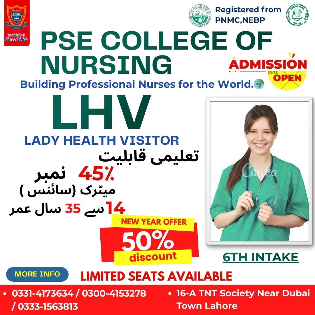 PSE College of Nursing Facebook ad: Admissions Open in PSE College of Nursing