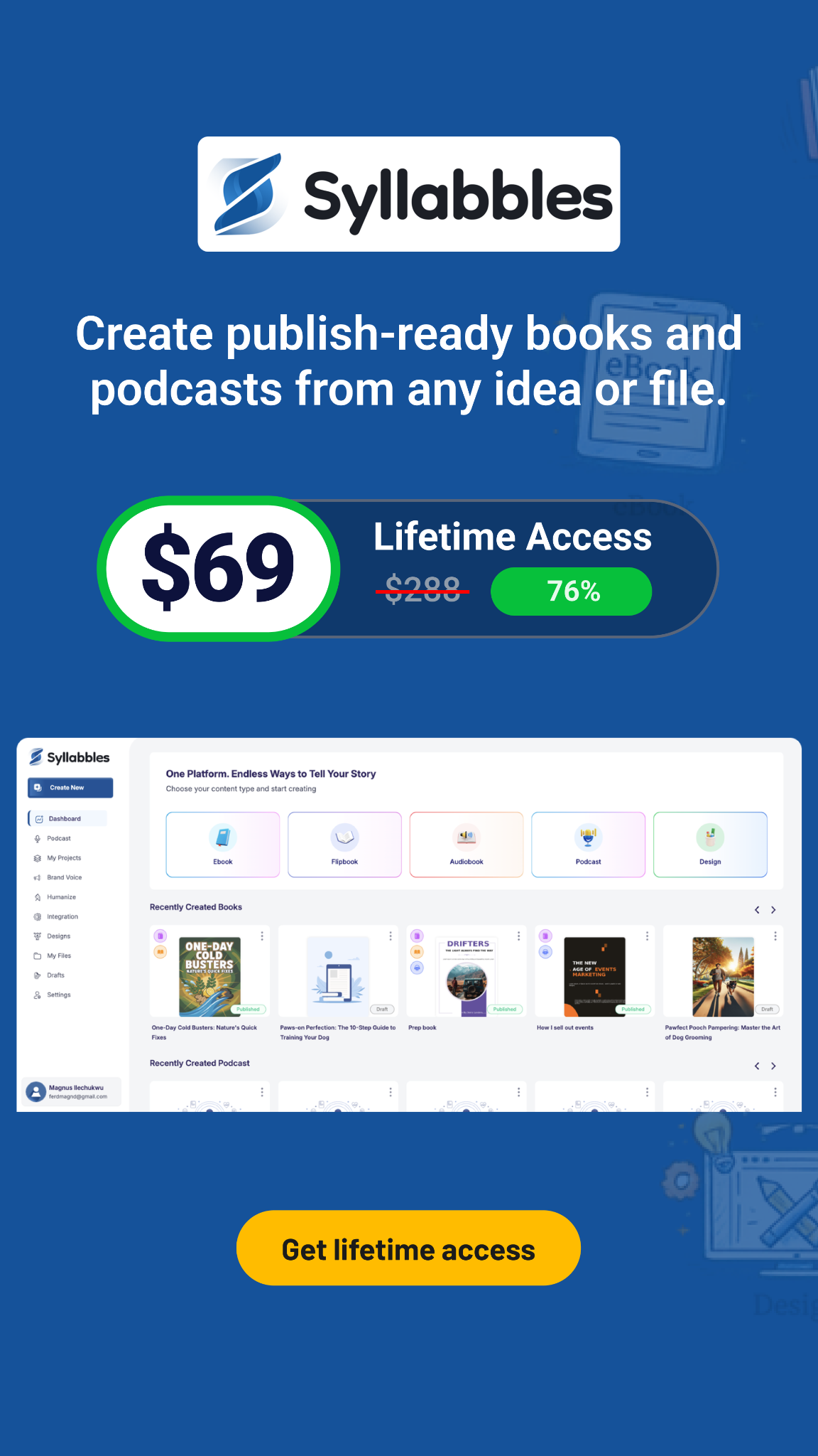 AppSumo Facebook ad