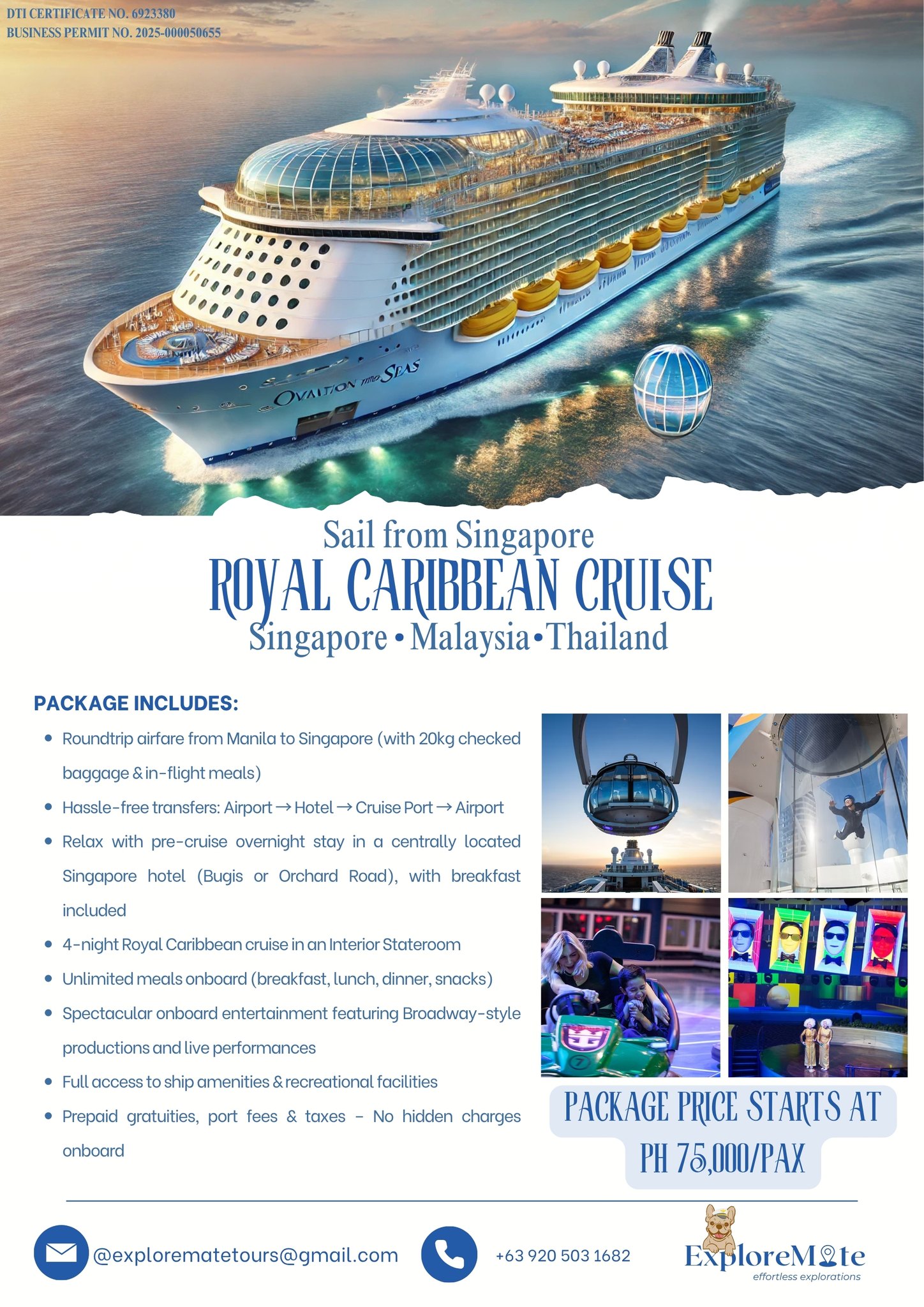 ExploreMate Travel & Tours Facebook ad: Ready for your next big escape?