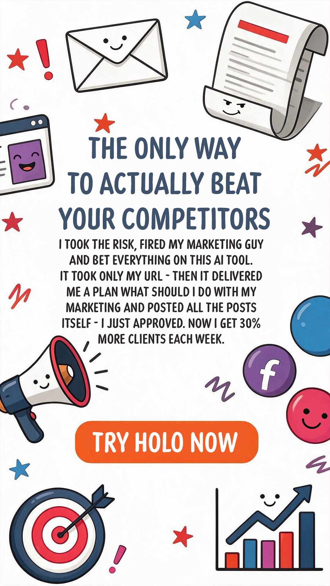 Holo Facebook ad
