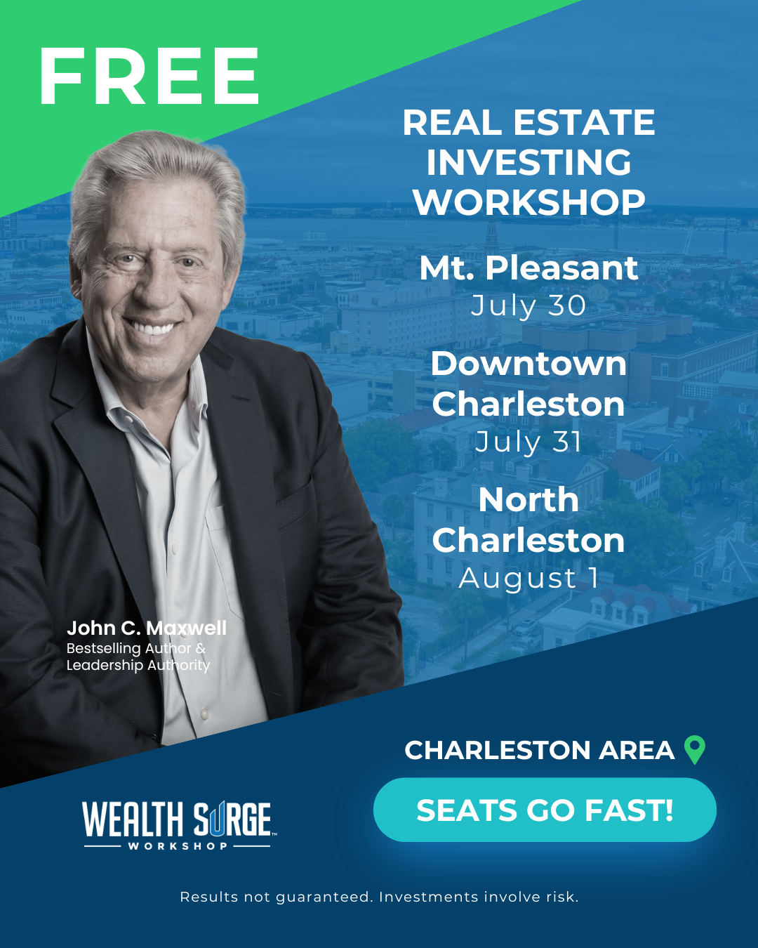 Wealth Surge Workshop Facebook ad