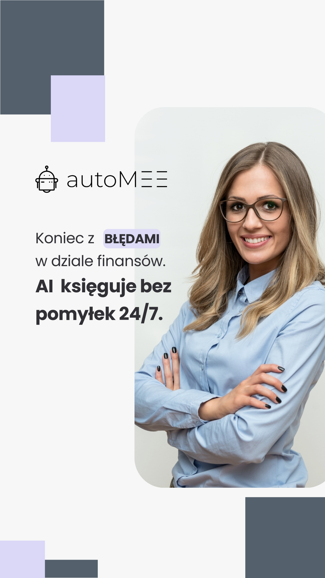autoMEE - AI & Business Automation Solutions Facebook ad from Mar 28, 2026