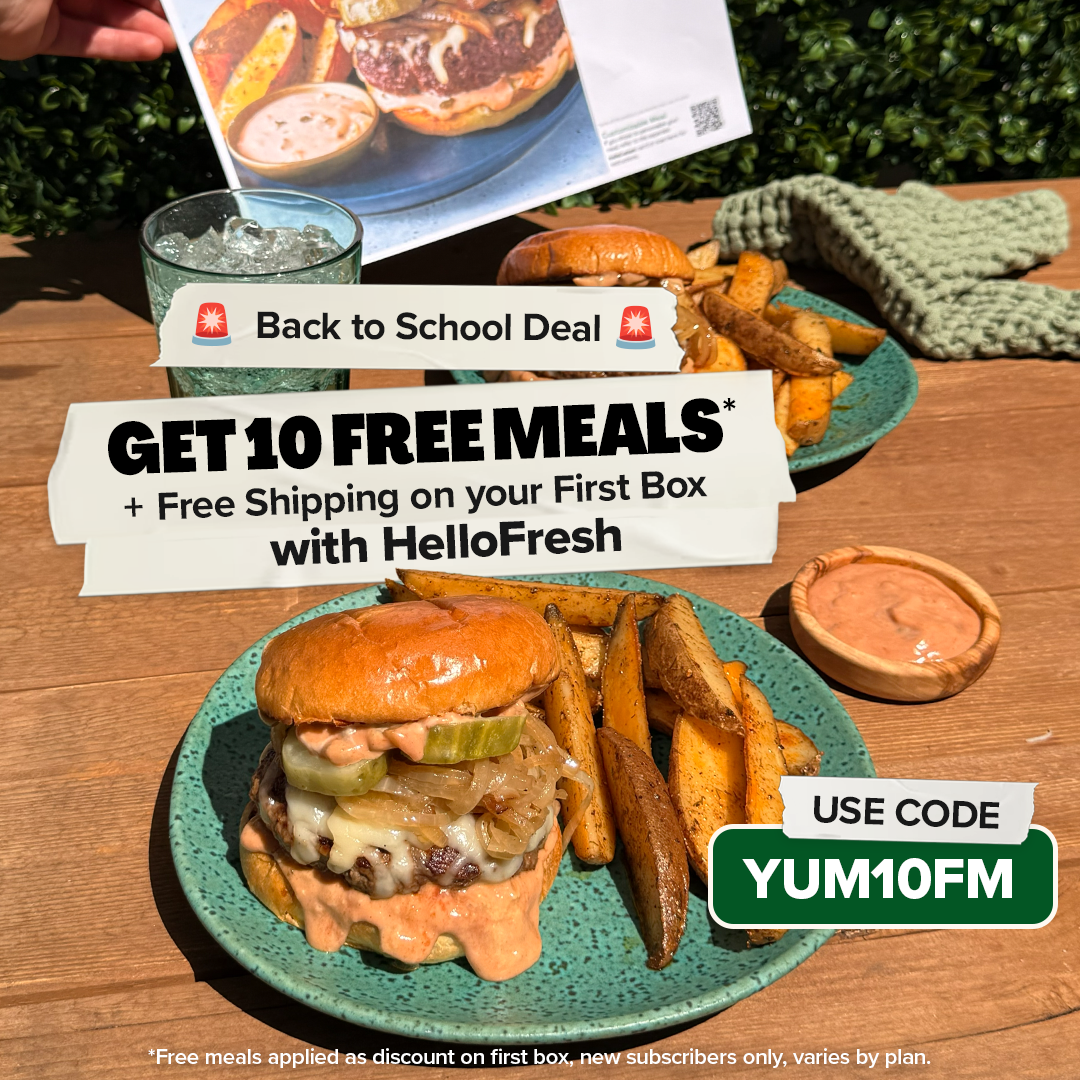 So Yummy Facebook ad: Use code YUM10FM to get 10 free meals*