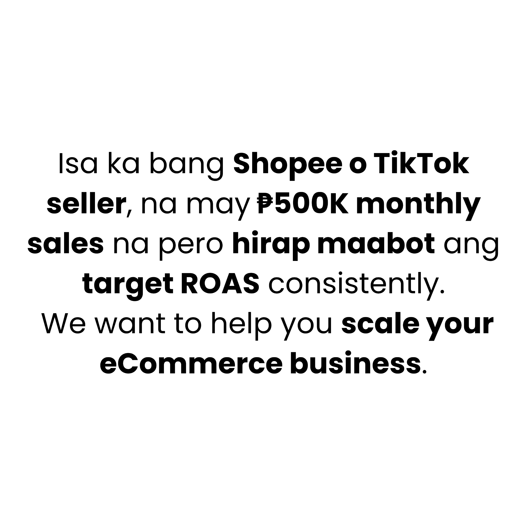 ECOM Accelerator Facebook ad