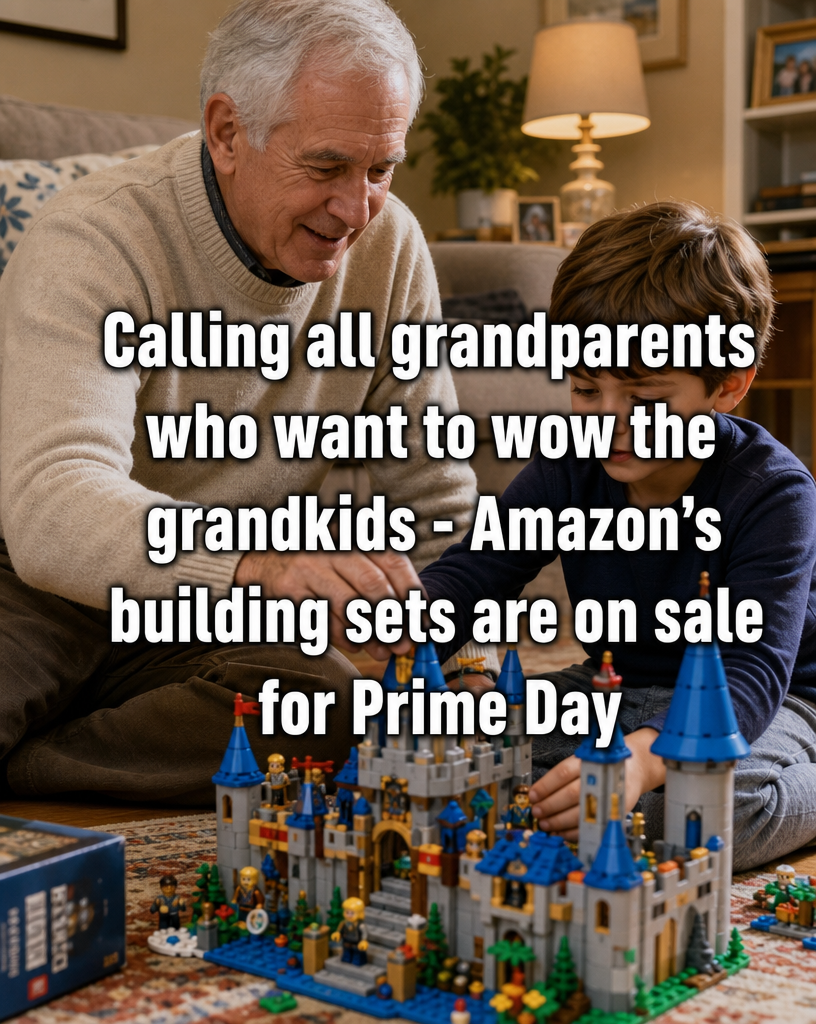 The Deal Oasis Facebook ad: Prime Day Building Sets That Spark Creative Play