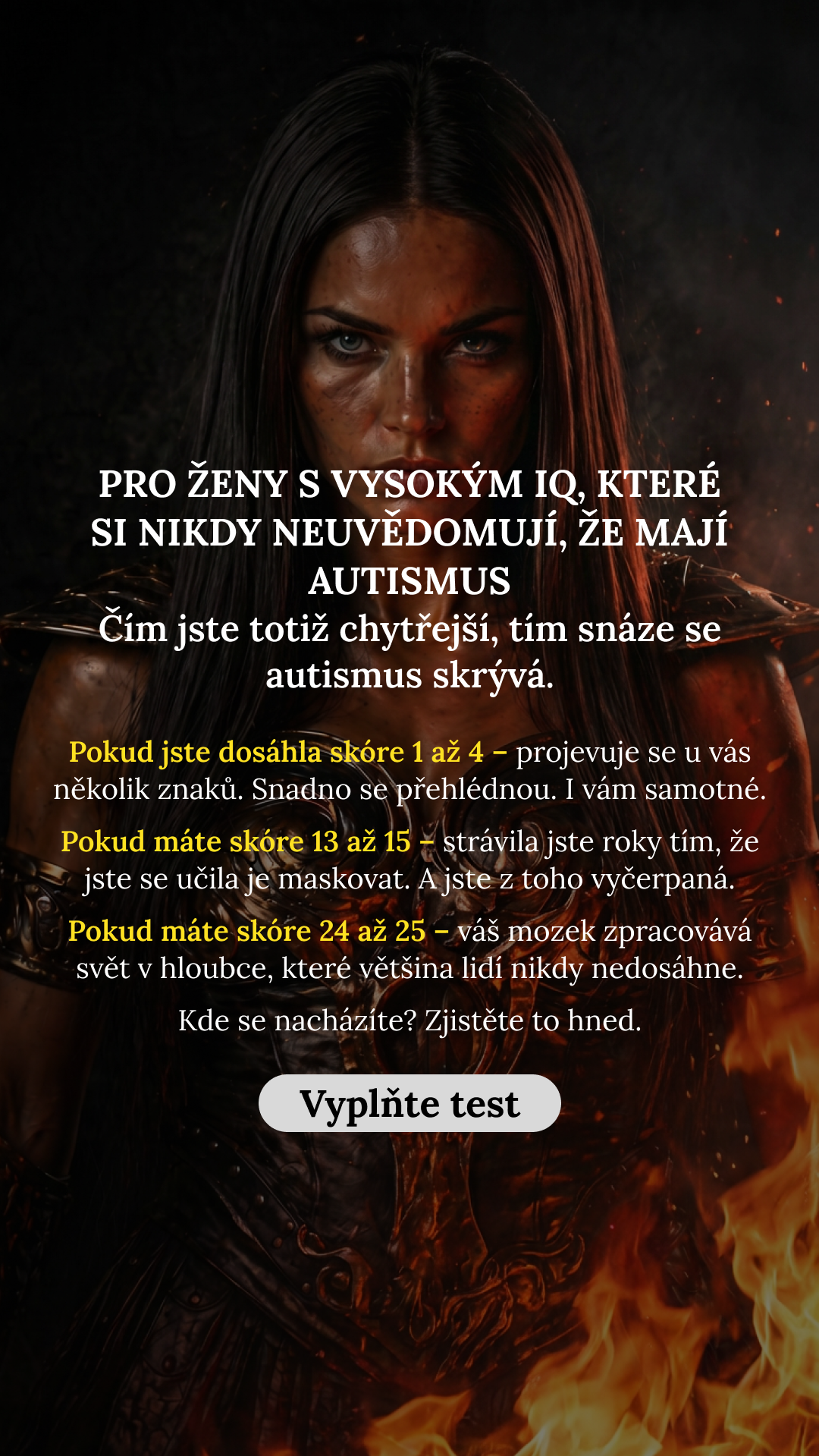 Free International IQ Test Facebook ad