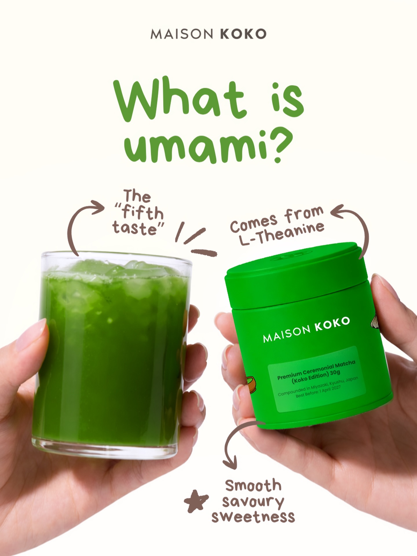 Maison Koko Facebook ad: Umami -> the quiet depth behind every exceptional…
