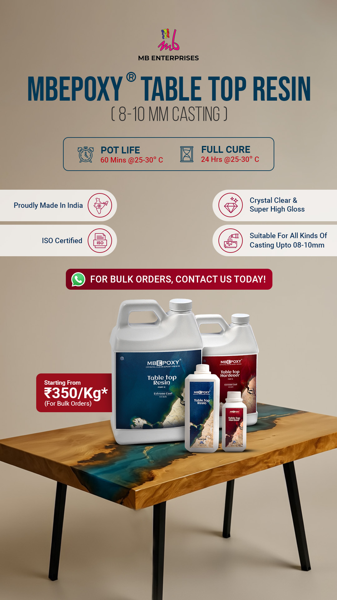MB Enterprises Facebook ad