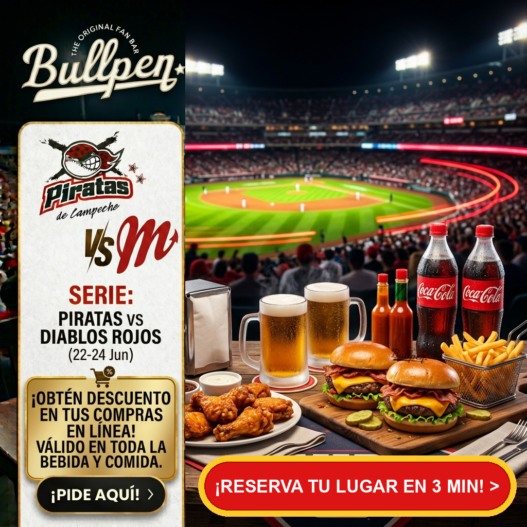 Bullpen Campeche Facebook ad: ¡Reserva tu Palco en el Bullpen!