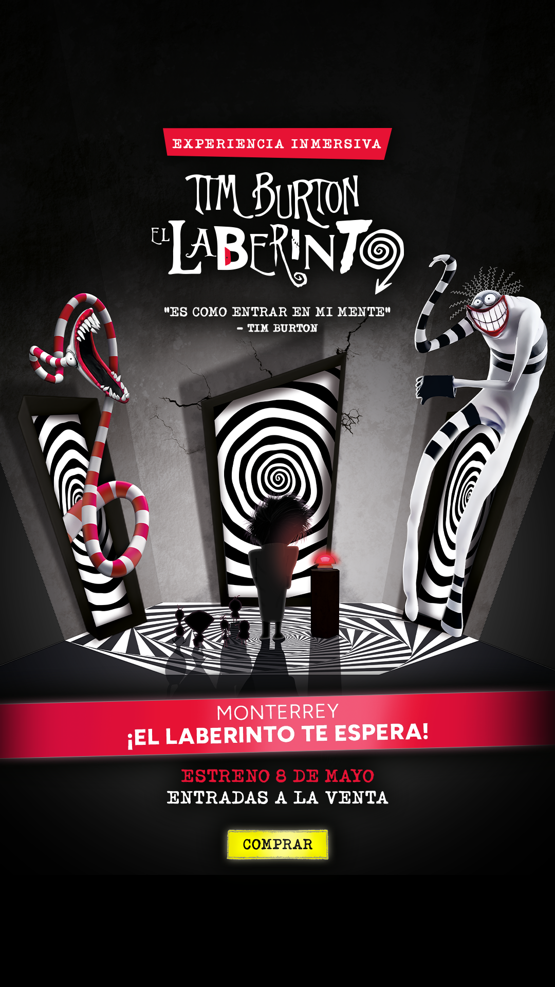 Tim Burton’s Labyrinth Facebook ad from May 8, 2026