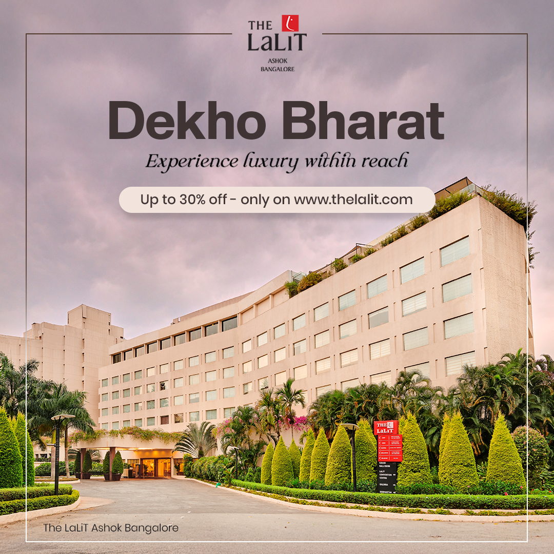 The Lalit Ashok Bangalore Facebook ad: Luxury Stay in Bengaluru