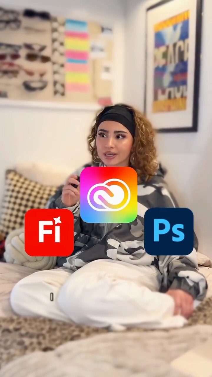 Adobe Creative Cloud Facebook ad: Built a luxury fashion campaign from concept to…