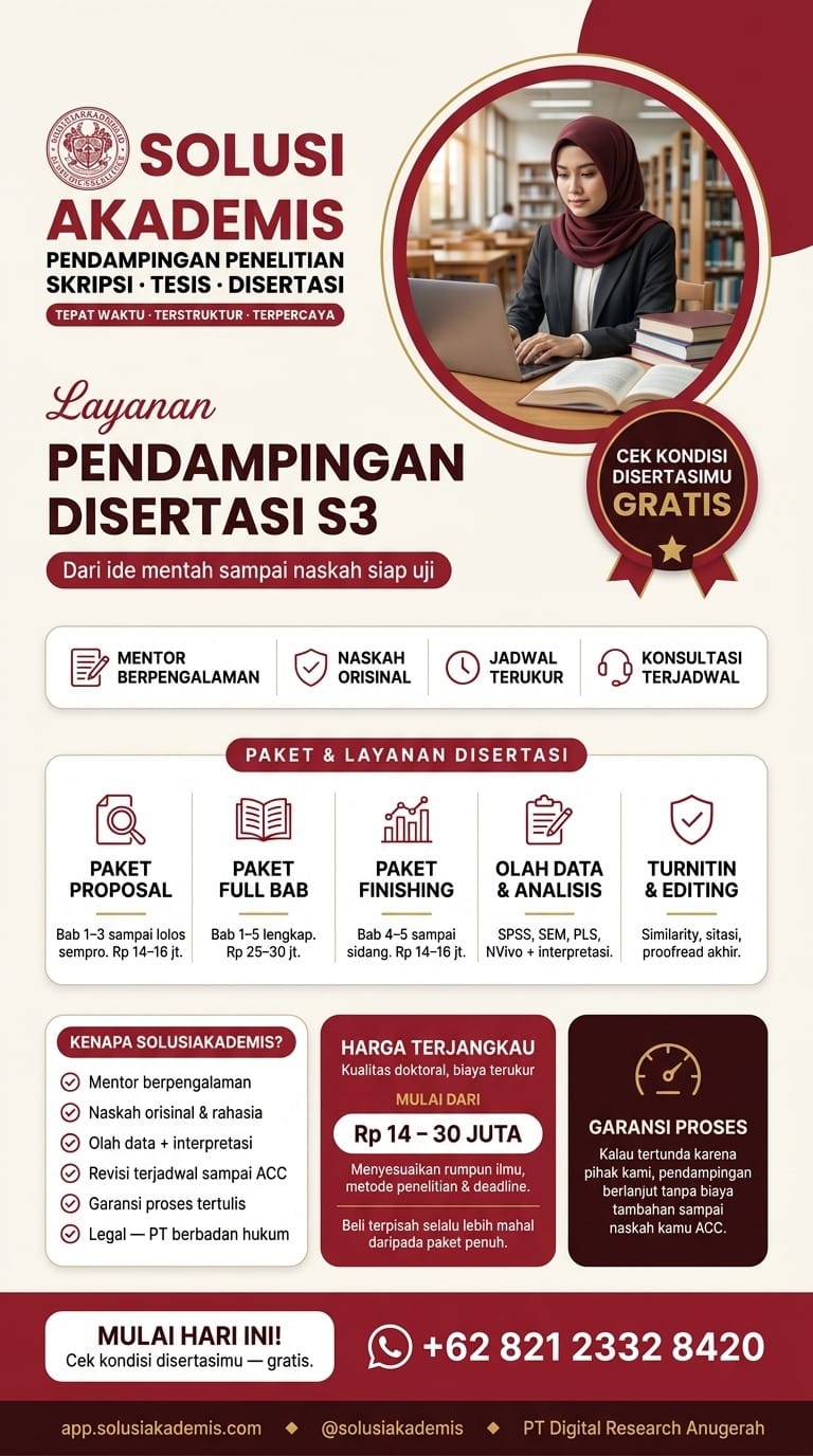 Solusi Akademis Facebook ad: Tesis & Disertasi Masih Mentok?