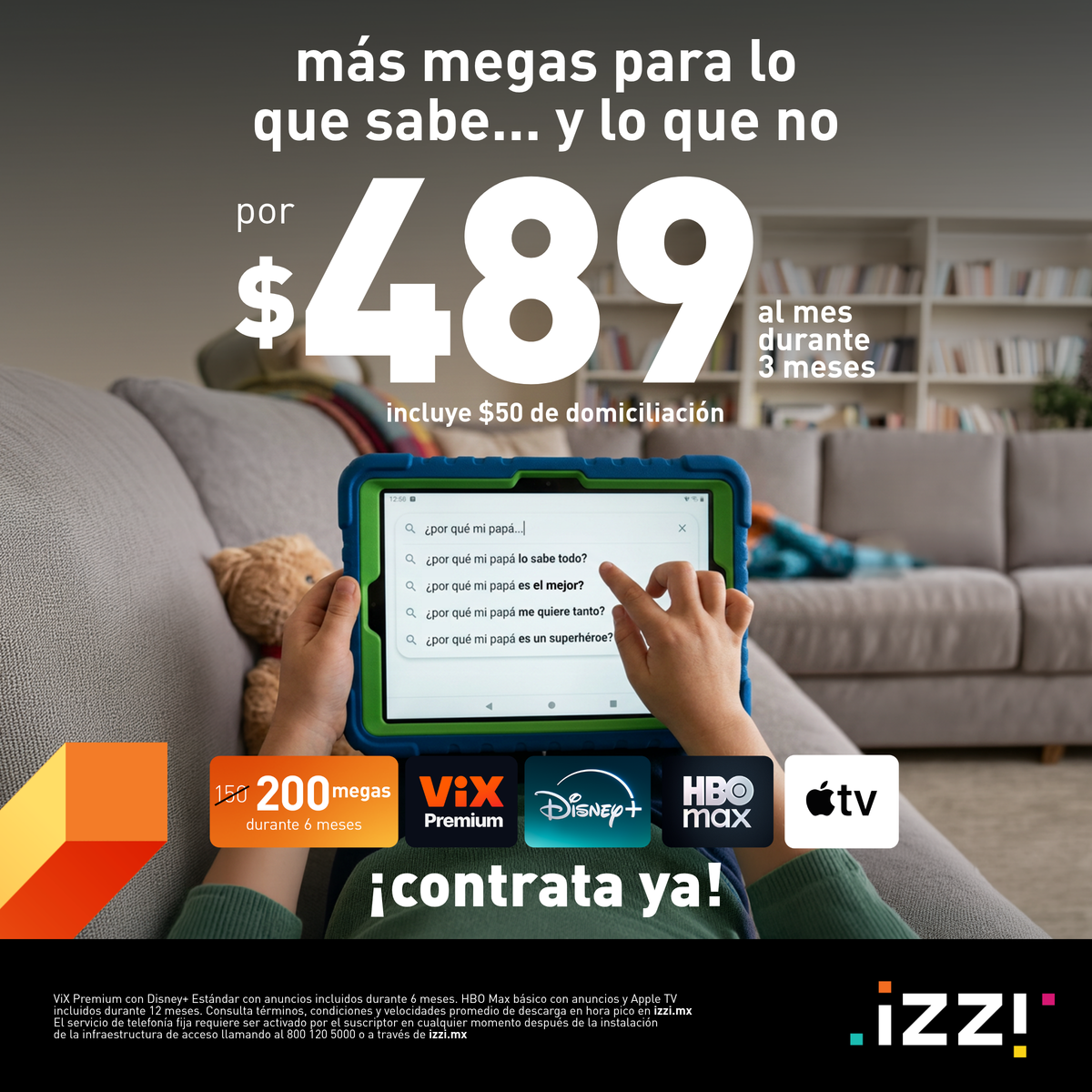 izzi telecom Facebook ad
