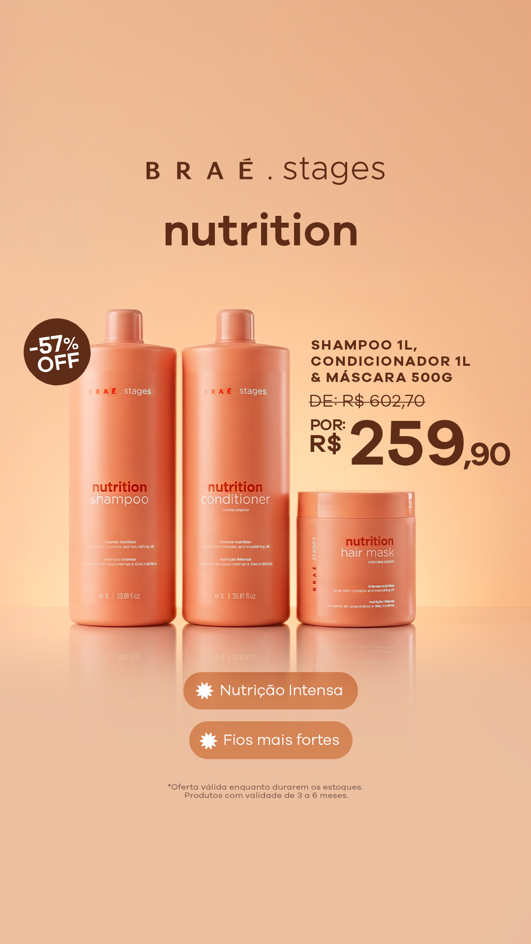 BRAÉ HAIR CARE Facebook ad from Aug 4, 2026