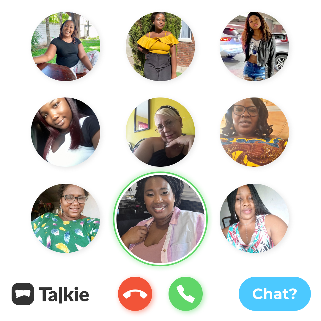Talkie Live Facebook ad