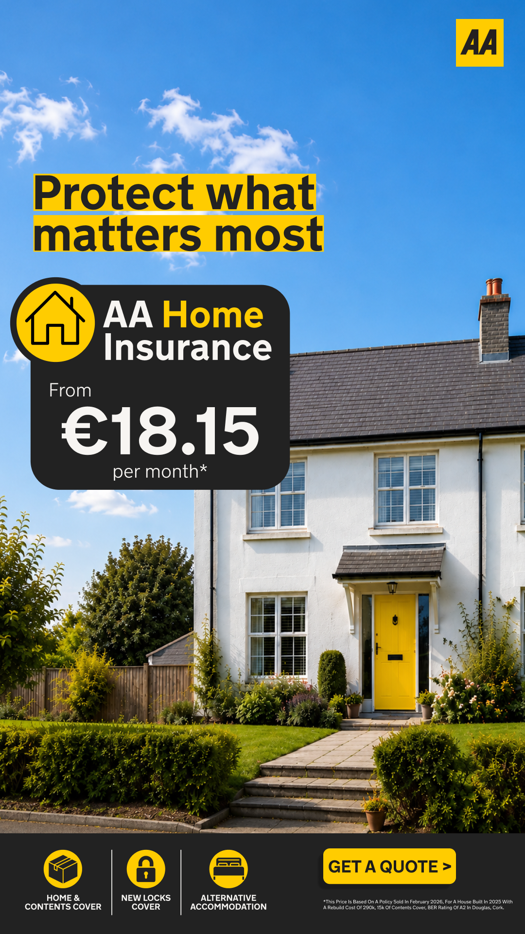 AA Ireland Facebook ad