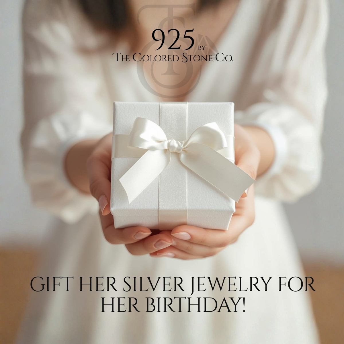 925 by The Colored Stone Co. Facebook ad: Shine Bright This Birthday