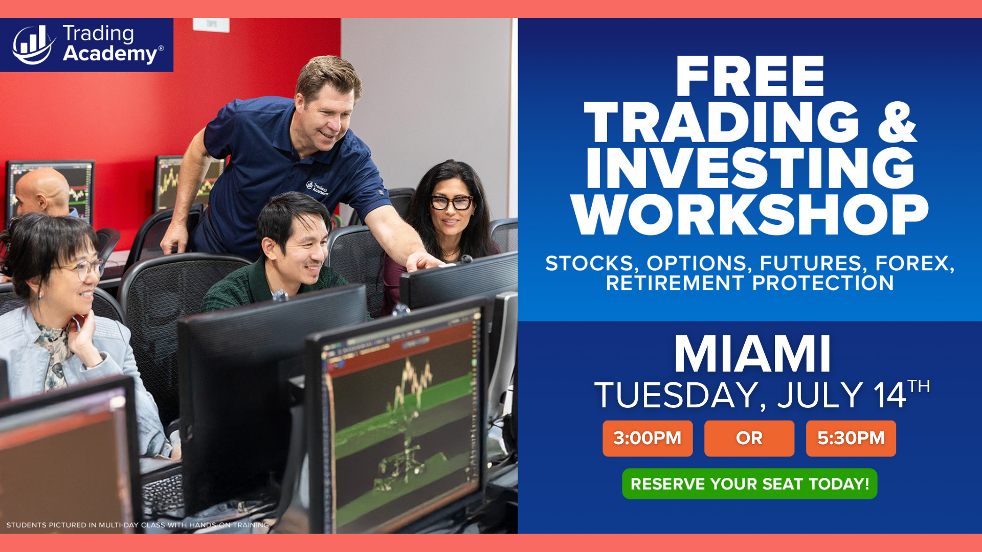 Trading Academy Facebook ad