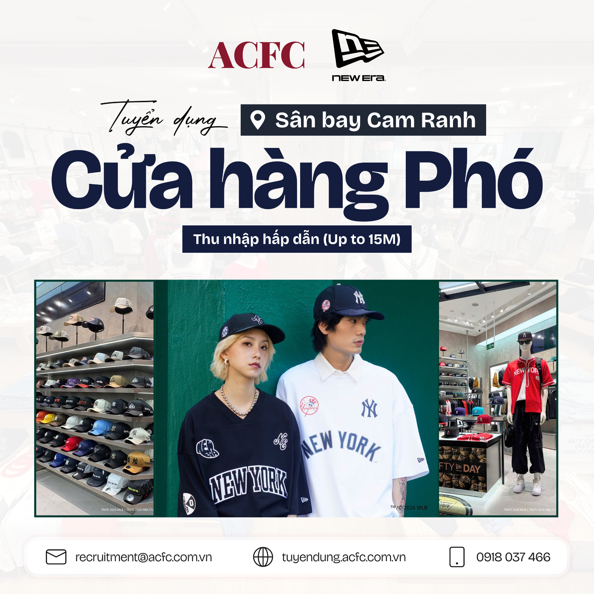 ACFC Careers Facebook ad: [CAM RANH] NEW ERA CAM RANH TUYỂN DỤNG