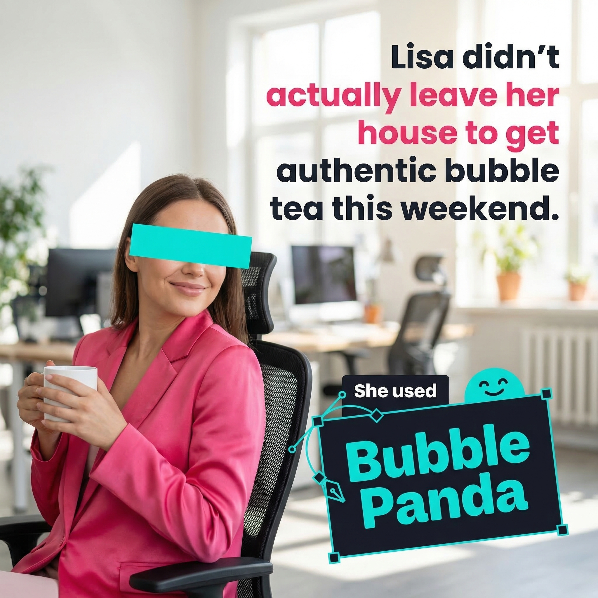 Bubble Panda Facebook ad