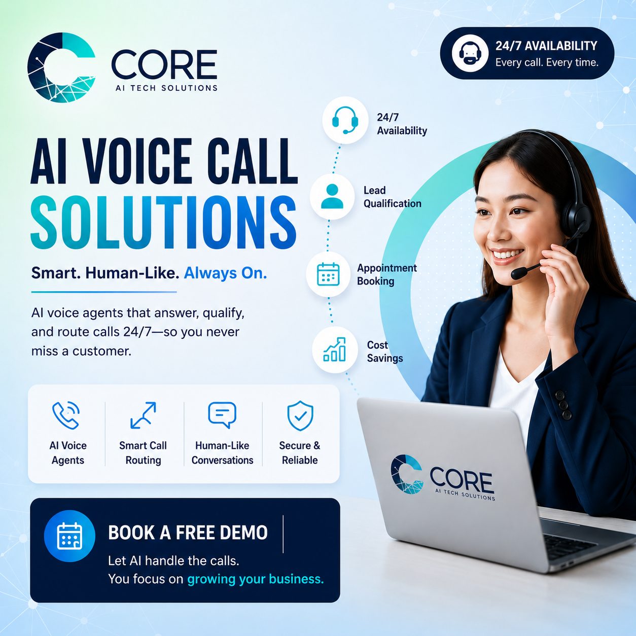 CORE AI Tech Solutions Facebook ad